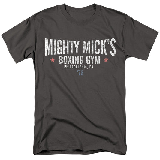 Rocky Mighty Micks Boxing Gym Mens T Shirt Charcoal