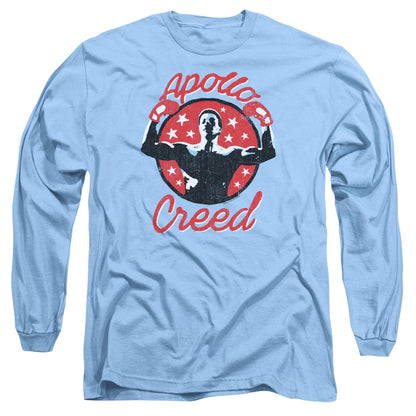 Rocky Apollo Star Mens Long Sleeve Shirt Carolina Blue Officially Licensed