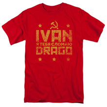Load image into Gallery viewer, Rocky Iv Drago Break Mens T Shirt Red
