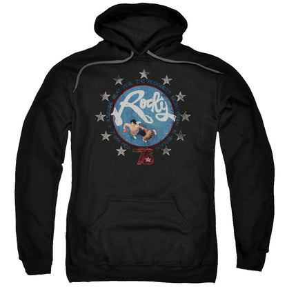 Rocky Bloodiest Bicentennial Mens Hoodie Black