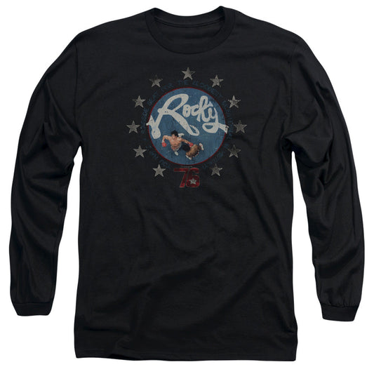 Rocky Bloodiest Bicentennial Mens Long Sleeve Shirt Black Officially Licensed