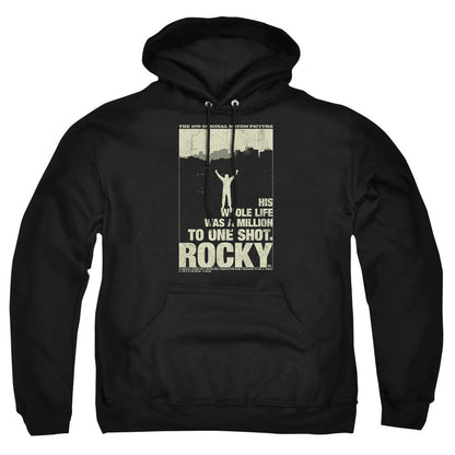 Rocky Silhouette Mens Hoodie Black