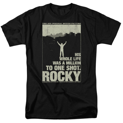 Rocky Silhouette Mens T Shirt Black