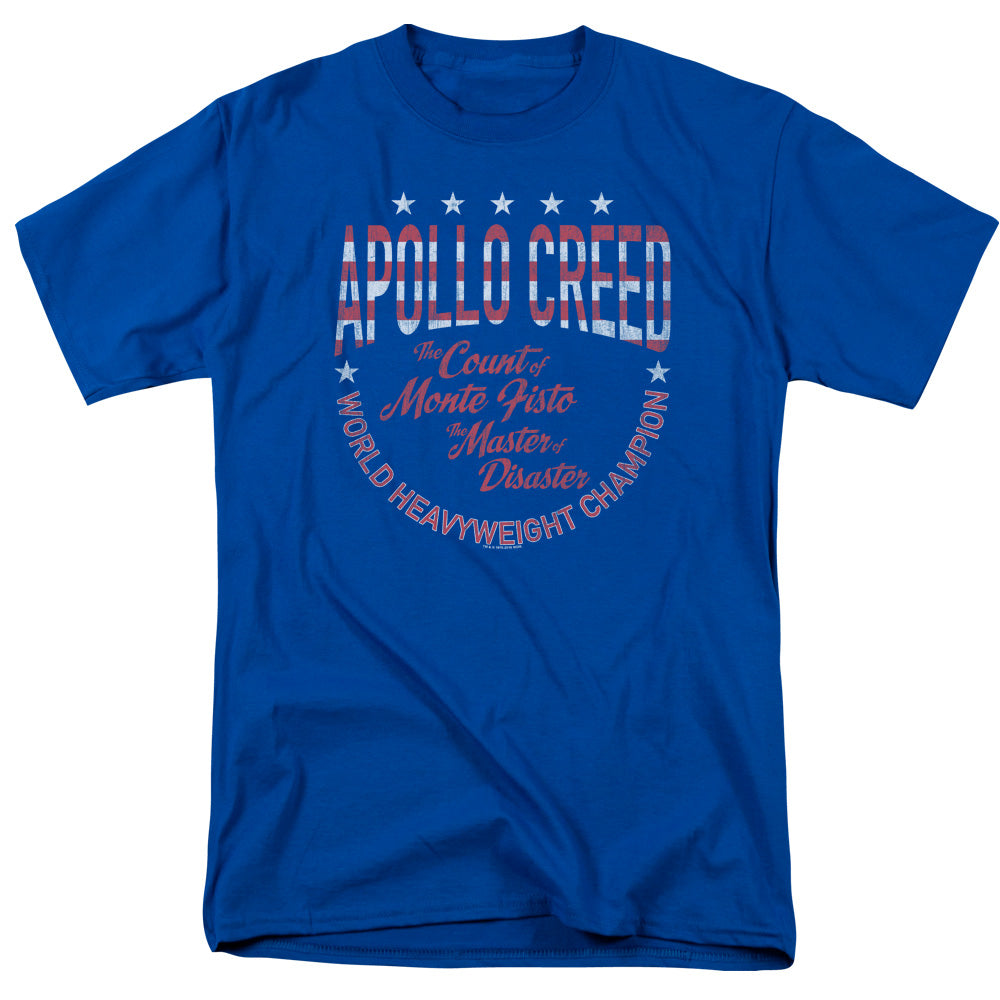 Rocky Count Of Monte Fisto Mens T Shirt Royal Blue