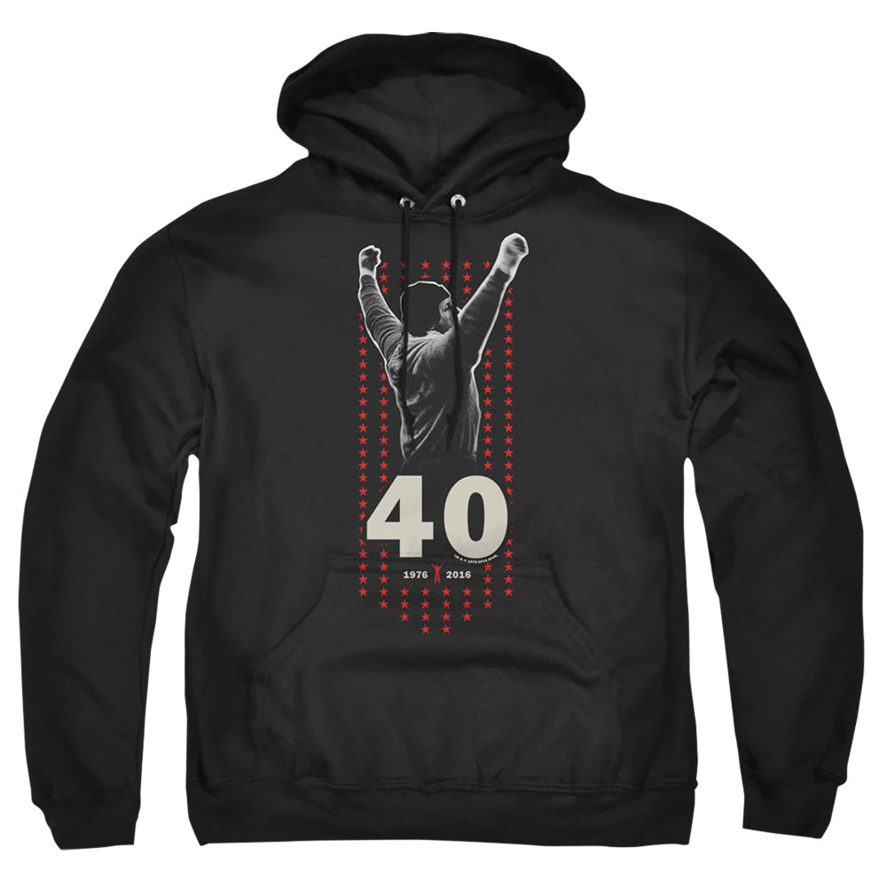 Rocky Stars Mens Hoodie Black