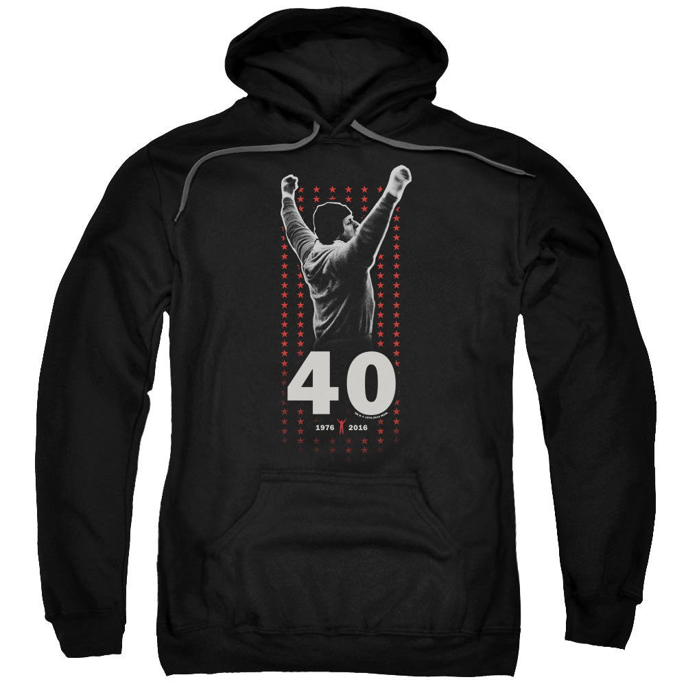 Rocky Stars Mens Hoodie Black