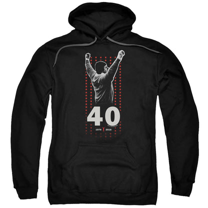 Rocky Stars Mens Hoodie Black