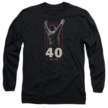 Rocky Stars Mens Long Sleeve Shirt Black Officially Licensed