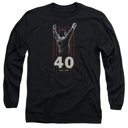 Rocky Stars Mens Long Sleeve Shirt Black Officially Licensed