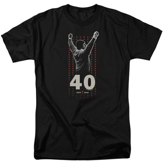 Rocky Stars Mens T Shirt Black