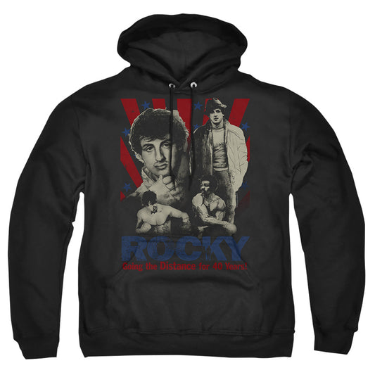 Rocky Going The Distance Mens Hoodie Black