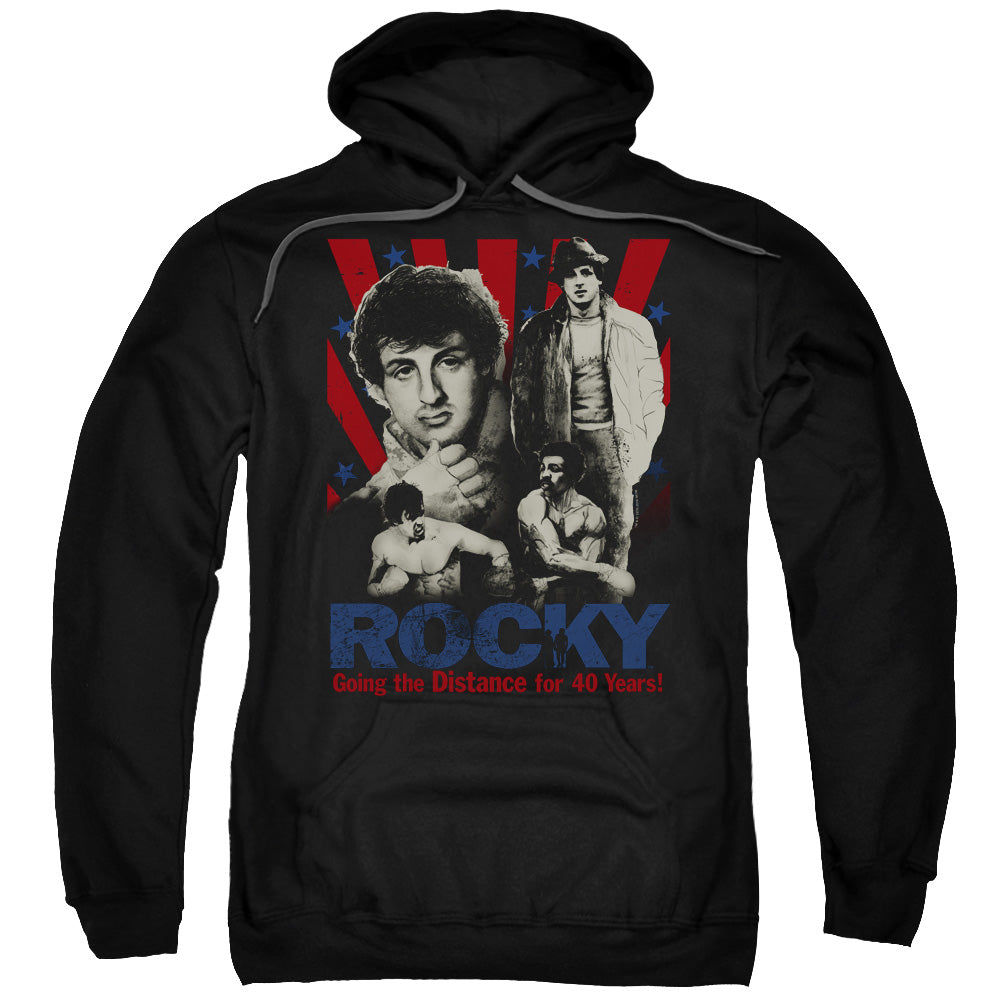 Rocky Going The Distance Mens Hoodie Black