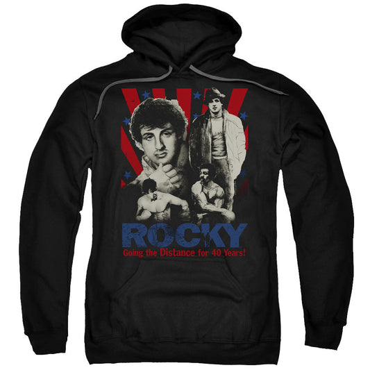 Rocky Going The Distance Mens Hoodie Black