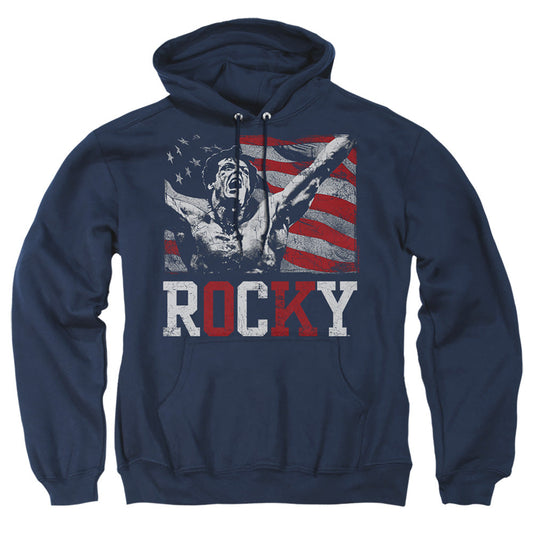 Rocky Flag Champion Mens Hoodie Navy