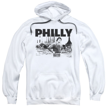 Rocky Philly Mens Hoodie White