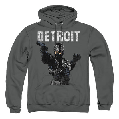 Robocop Detroit Mens Hoodie Charcoal