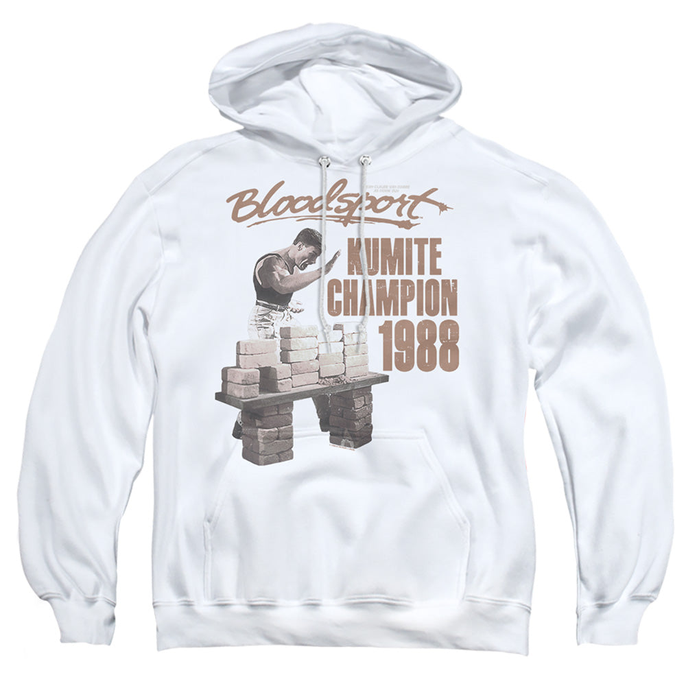 Bloodsport Dux Smash Mens Hoodie White