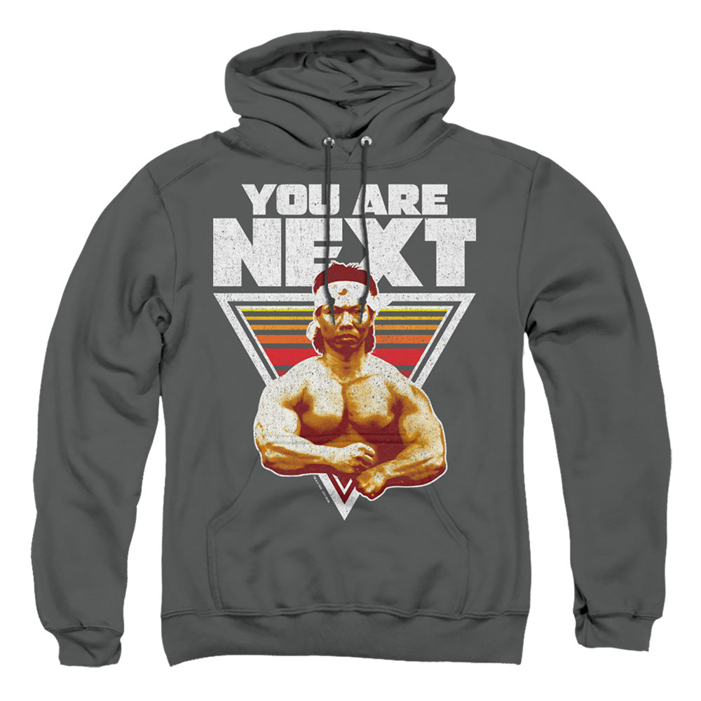 Bloodsport You Are Next Mens Hoodie Charcoal