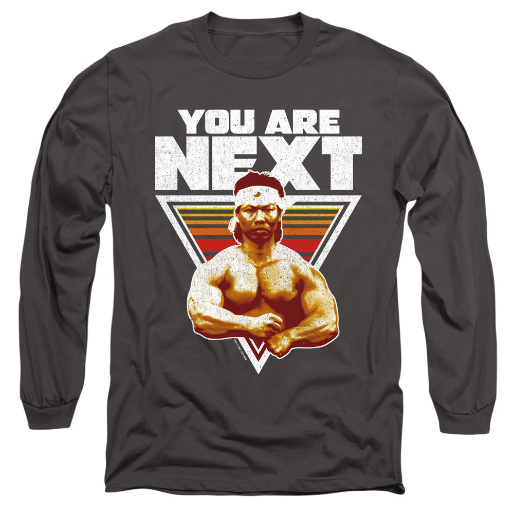 Bloodsport You Are Next Mens Long Sleeve Shirt Charcoal Officially Licensed