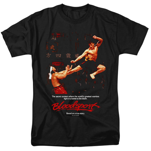 Bloodsport Bloodsport Poster Mens T Shirt Black