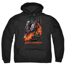 Load image into Gallery viewer, Army Of Darkness Painted Evil Mens Hoodie Black

