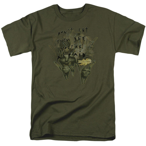 Mirrormask Dont Let Them Mens T Shirt Military Green