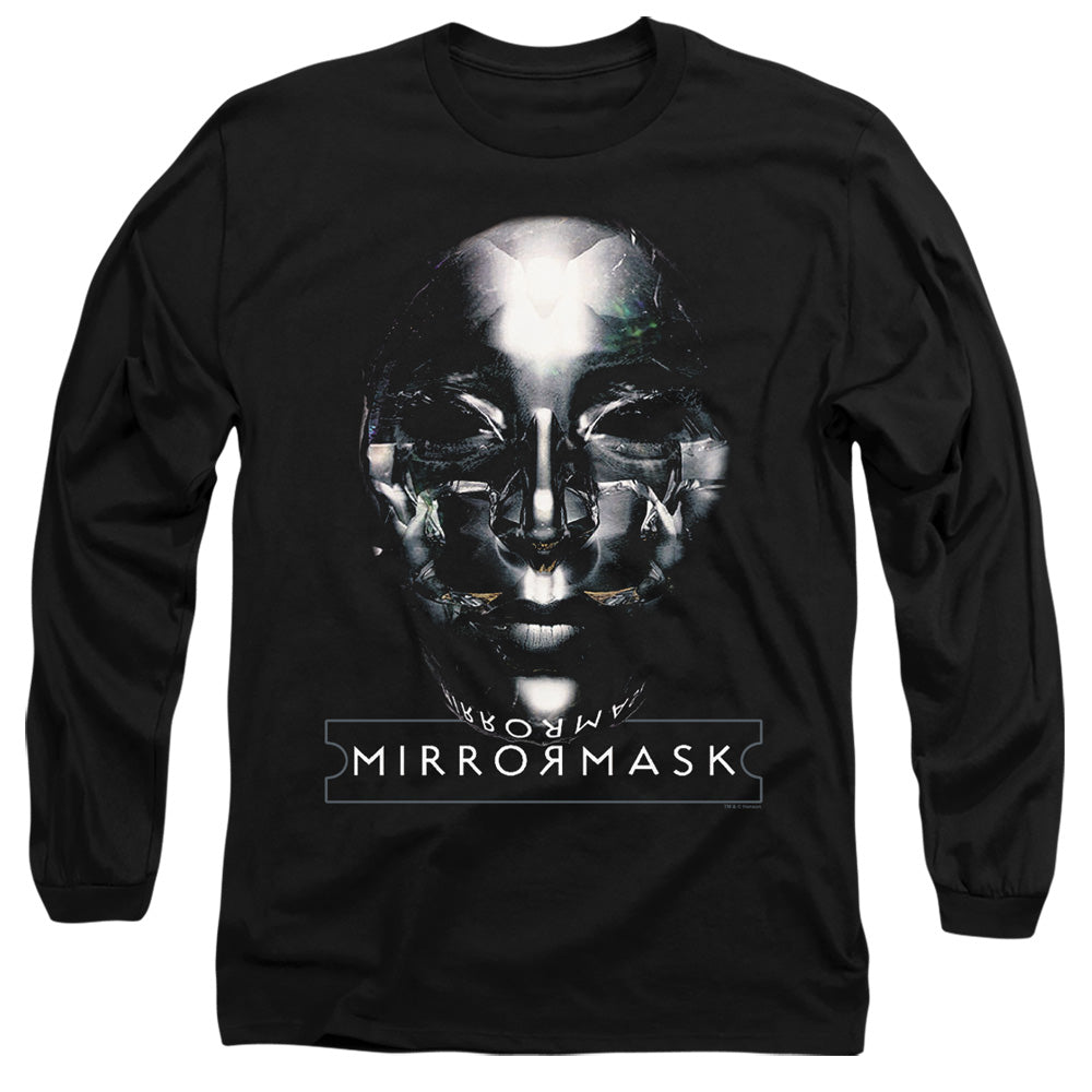 Mirrormask Mask Mens Long Sleeve Shirt Black