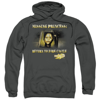 Mirrormask Missing Princess Mens Hoodie Charcoal