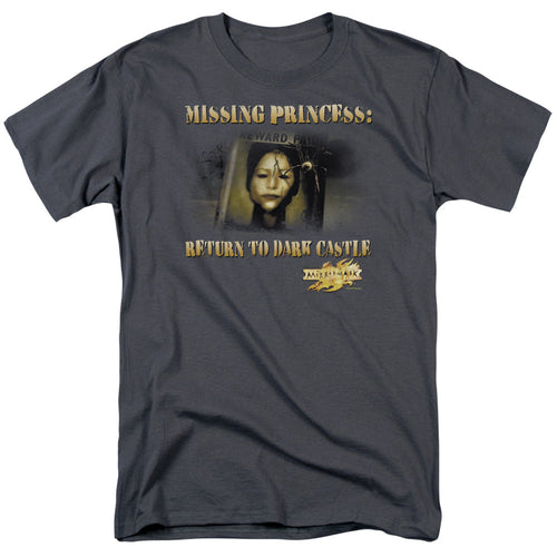 Mirrormask Missing Princess Mens T Shirt Charcoal