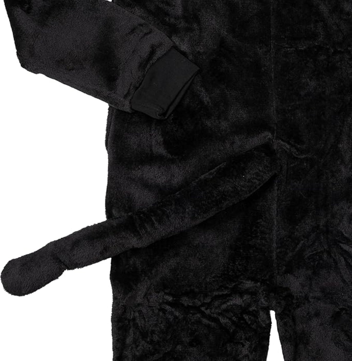 Officially Licensed Kids Youth Seuss Cat in Hall Halloween Cosplay Costume Fleece Jumpsuit