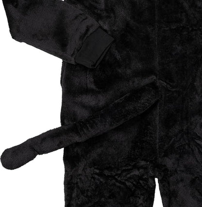 Officially Licensed Kids Youth Seuss Cat in Hall Halloween Cosplay Costume Fleece Jumpsuit