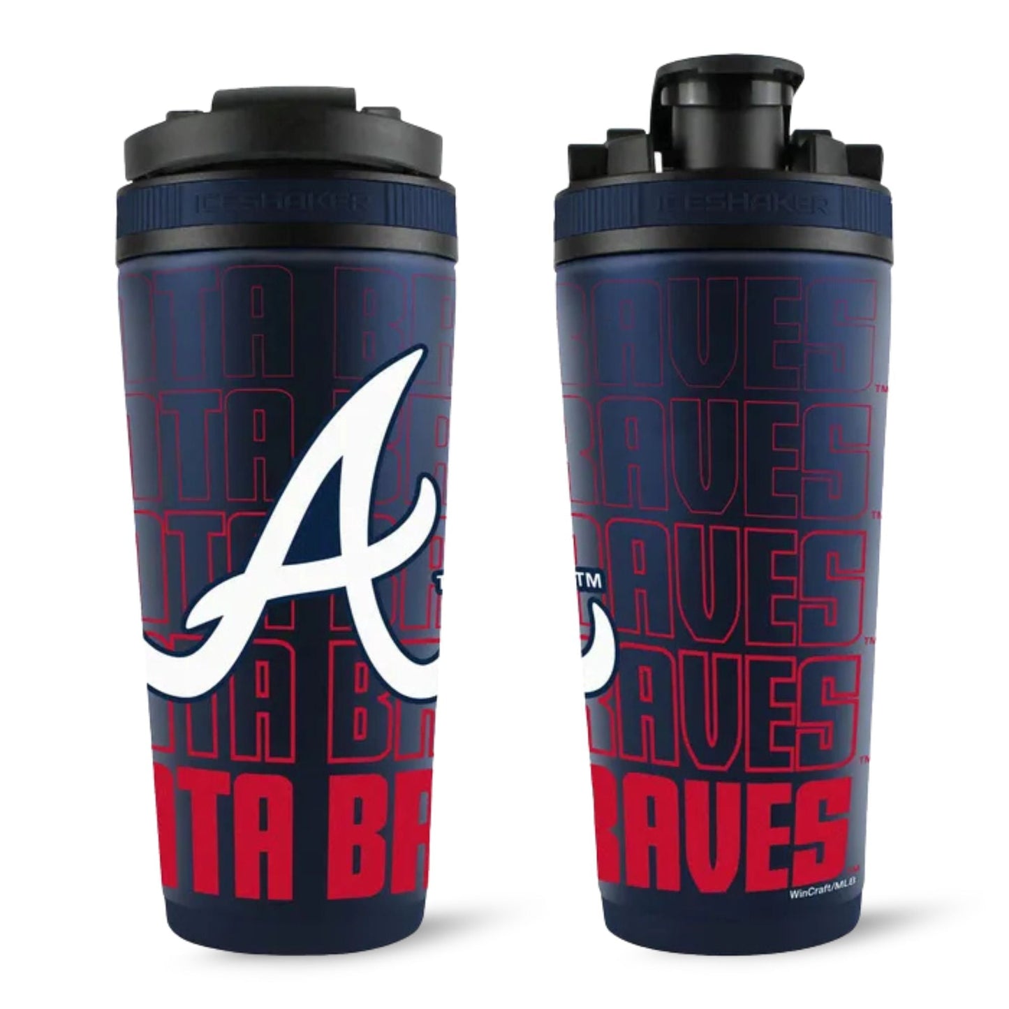 Atlanta Braves 26oz Ice Shaker Cup Officially Licensed