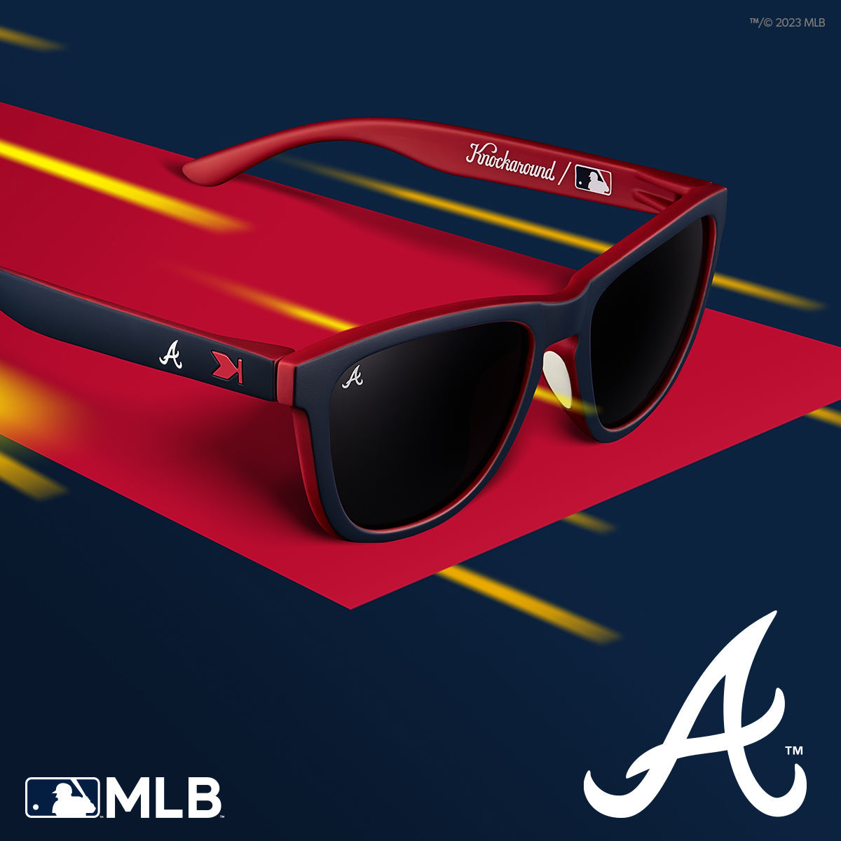 Atlanta Braves Officially Licensed Knockaround Sunglasses