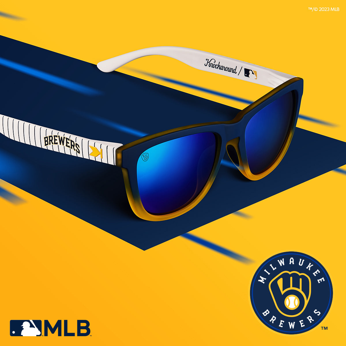 Milwaukee Brewers Officially Licensed Knockaround Sunglasses