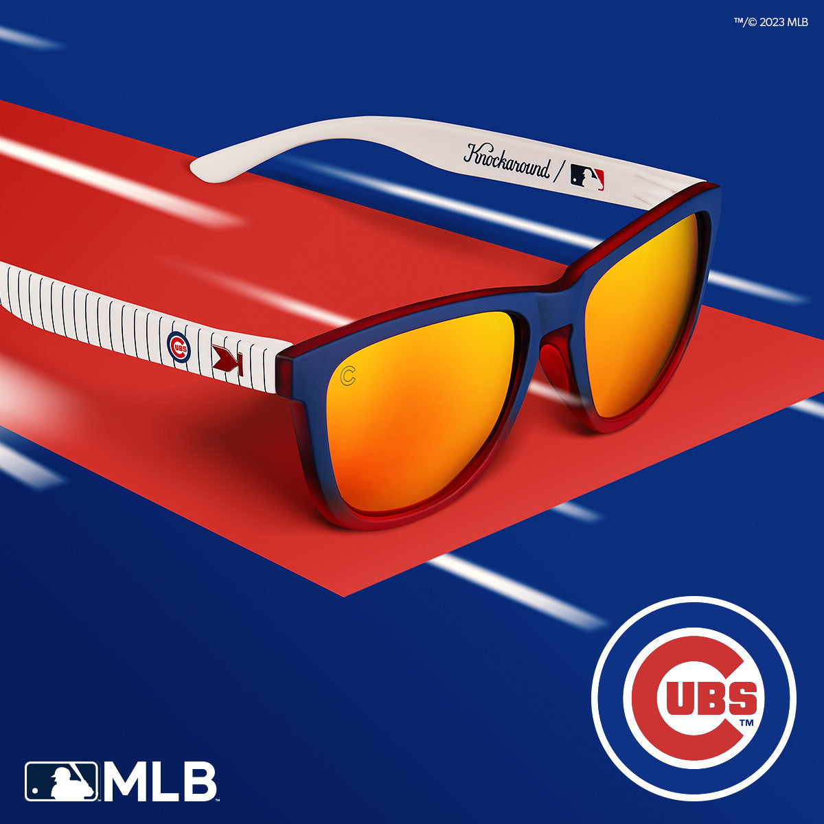 Chicago Cubs Officially Licensed Knockaround Sunglasses