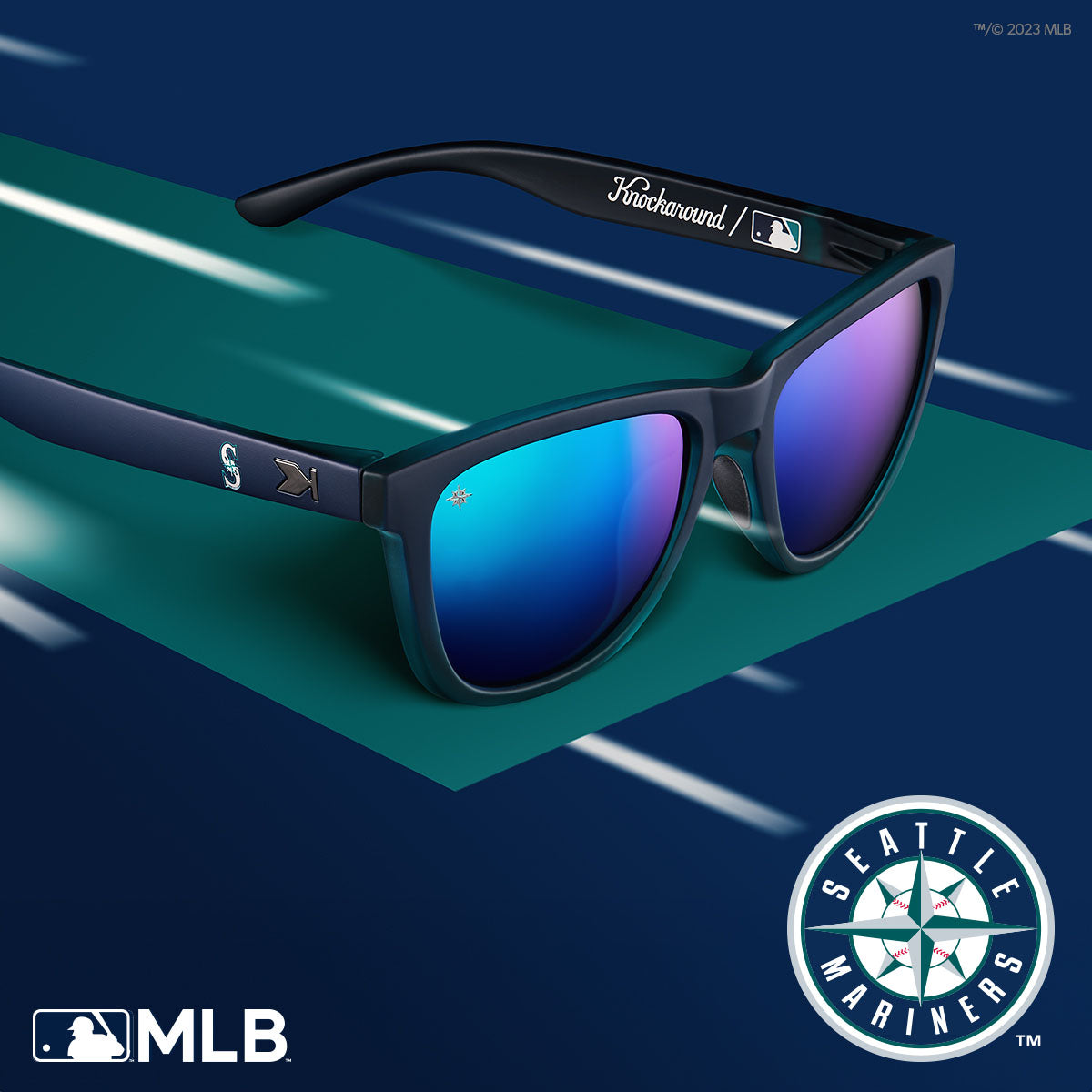 Seattle Mariners Officially Licensed Knockaround Sunglasses