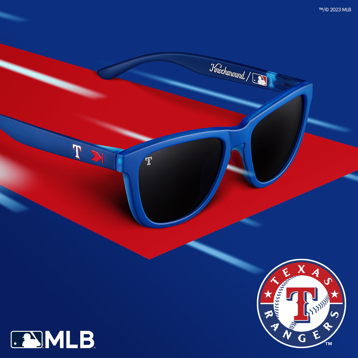 Texas Rangers Officially Licensed Knockaround Sunglasses