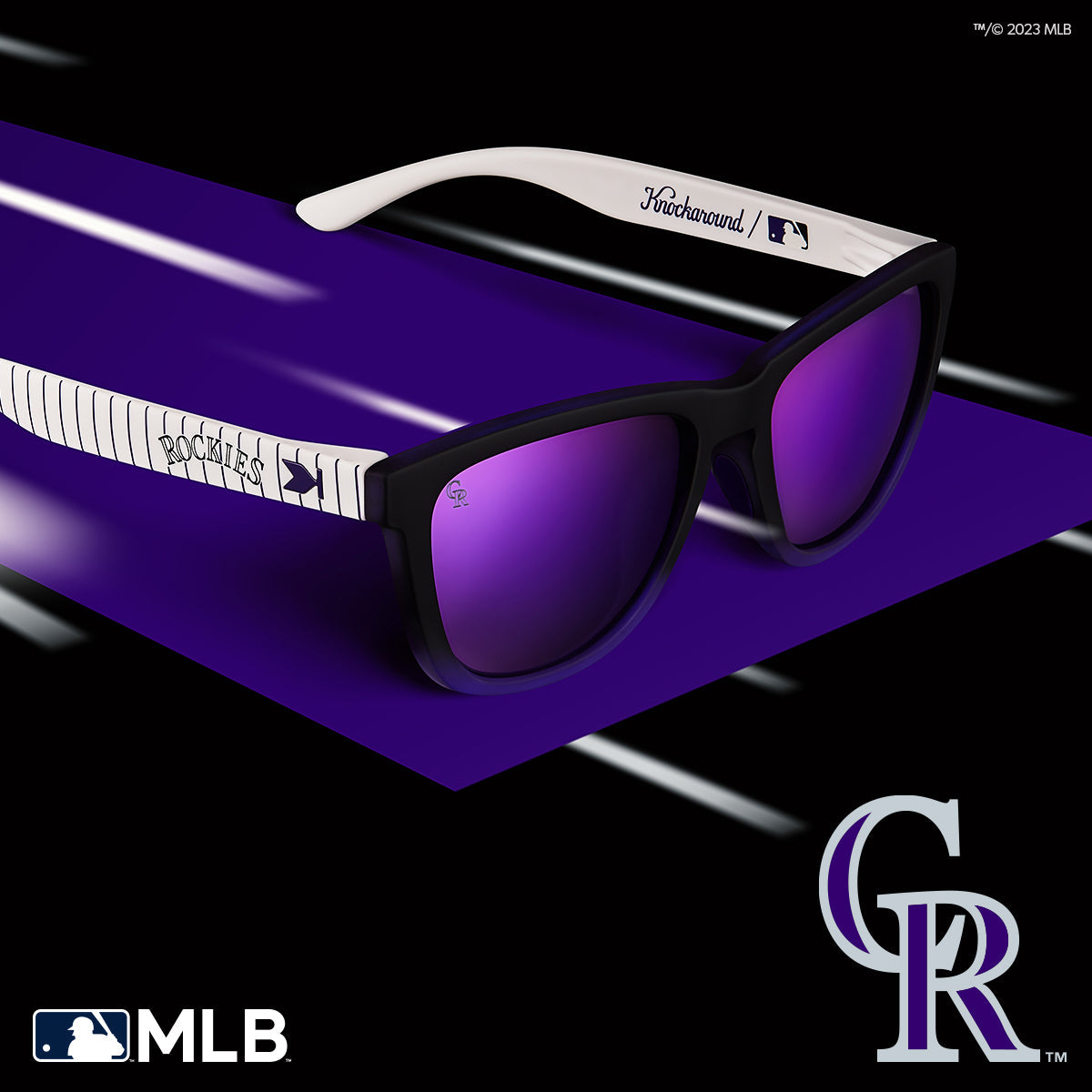 Colorado Rockies Officially Licensed Knockaround Sunglasses