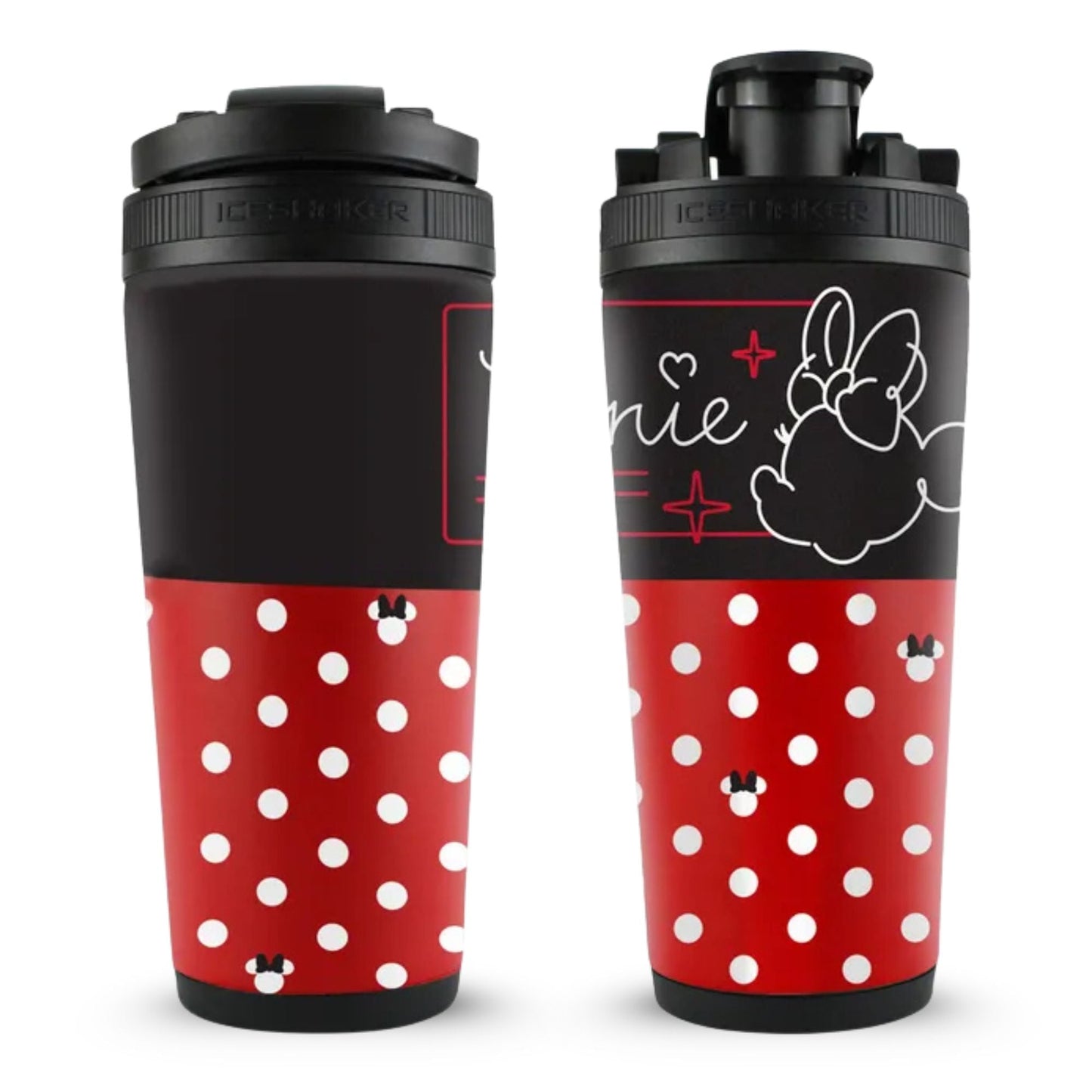 Disney Minnie Mouse Polka Dot 4D Ice Shaker Cup Officially Licensed