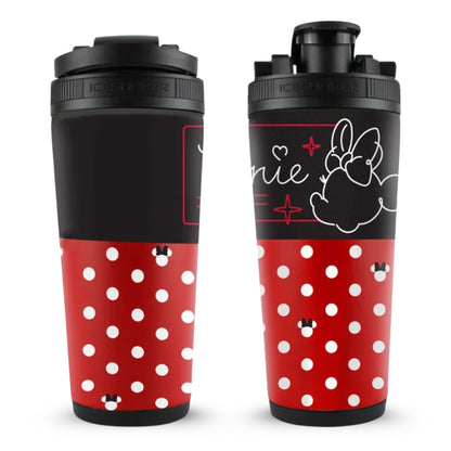 Disney Minnie Mouse Polka Dot 4D Ice Shaker Cup Officially Licensed