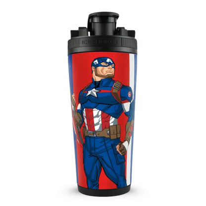 Marvel Captain America 4D Ice Shaker Cup Officially Licensed