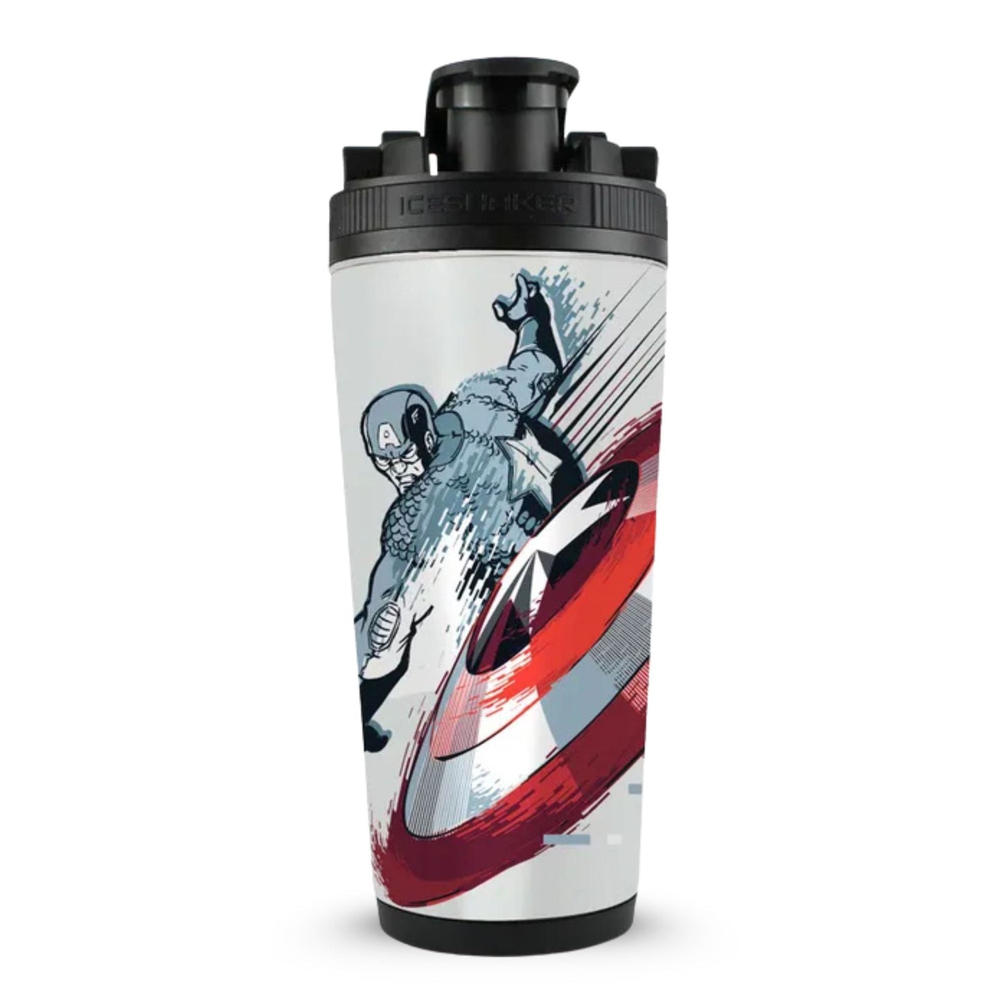 Marvel Captain America Shield Throw 4D Ice Shaker Cup Officially Licensed