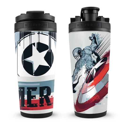 Marvel Captain America Shield Throw 4D Ice Shaker Cup Officially Licensed