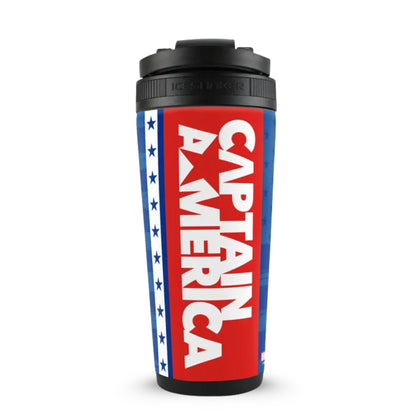 Marvel Captain America's Flag 4D Ice Shaker Cup Officially Licensed