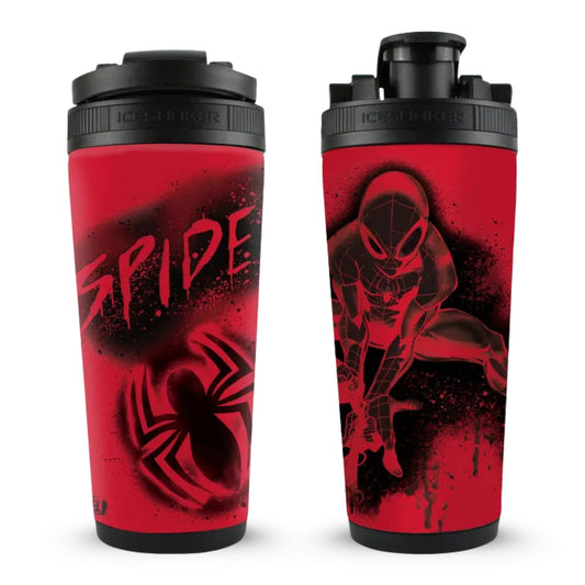 Marvel Spray Painted Spiderman 4D Ice Shaker Cup Officially Licensed