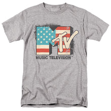 Load image into Gallery viewer, Mtv American Logo Mens T Shirt Athletic Heather
