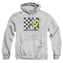 Load image into Gallery viewer, Mtv Checker Board Logo Mens Hoodie Athletic Heather
