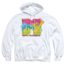 Load image into Gallery viewer, Mtv Paint Logo Mens Hoodie White
