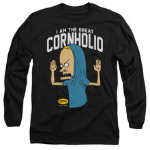 Load image into Gallery viewer, Beavis And Butthead Cornholio Mens Long Sleeve Shirt Black

