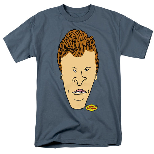 Beavis And Butthead Butthead Headsot Mens T Shirt Slate
